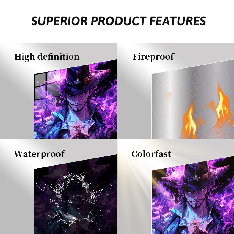 Dracule Mihawk Purple Flame